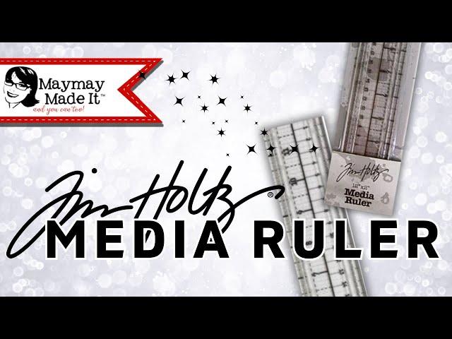 Tim Holtz NEW RULER REVIEW AND DEMO and let me show you some YouTube tips and tricks!