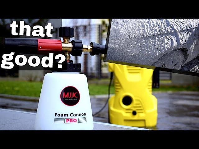 MJJC Foam Cannon PRO / Foam Lance - review - test with Karcher K2