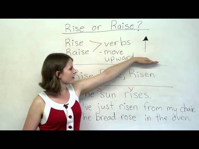 Grammar Mistakes - RISE or RAISE?