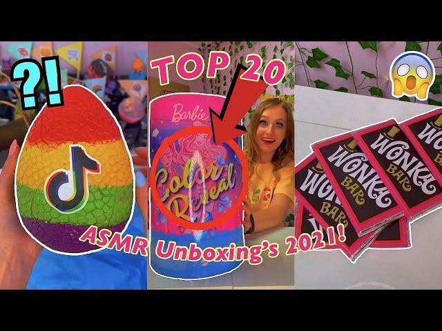 MY TOP 20 *BEST* ASMR MYSTERY UNBOXING VIDEOS OF 2021! *THE ULTIMATE COMPILATION*| Rhia Official