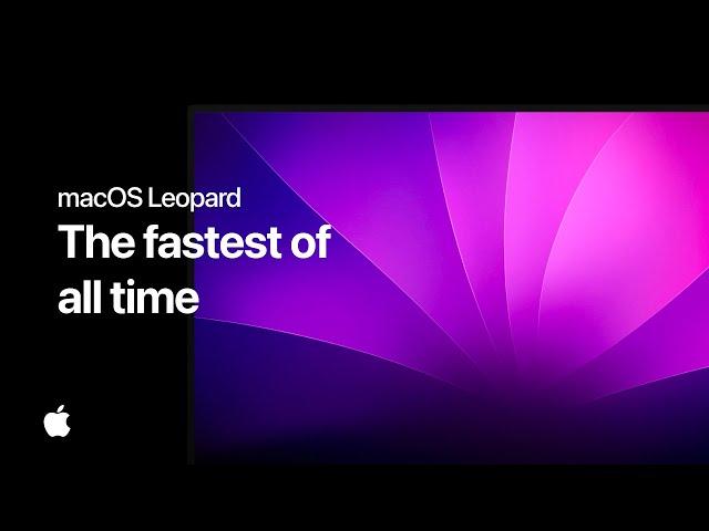 The fastest of all time - macOS Leopard (Concept)