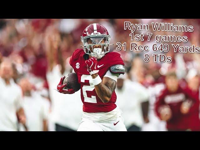Ryan Williams Full Mid Season highlights | 17 Year Old Super Star WR | Alabama | CFB 2024