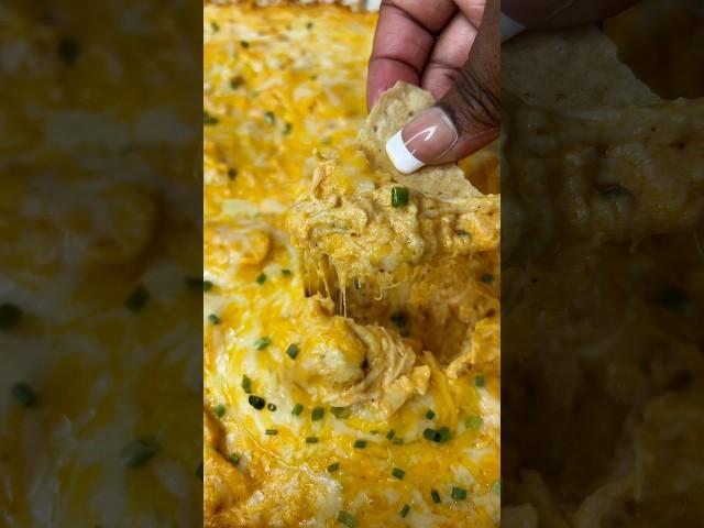 Creamy Buffalo chicken dip for your next cookout! #cooking #food #foryou #explorepage #easyrecipe