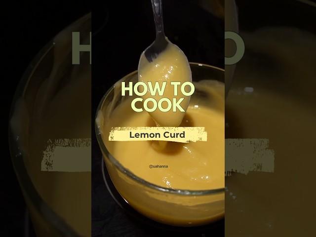 easy homemade lemon curd for your desserts  #cookingshorts #food