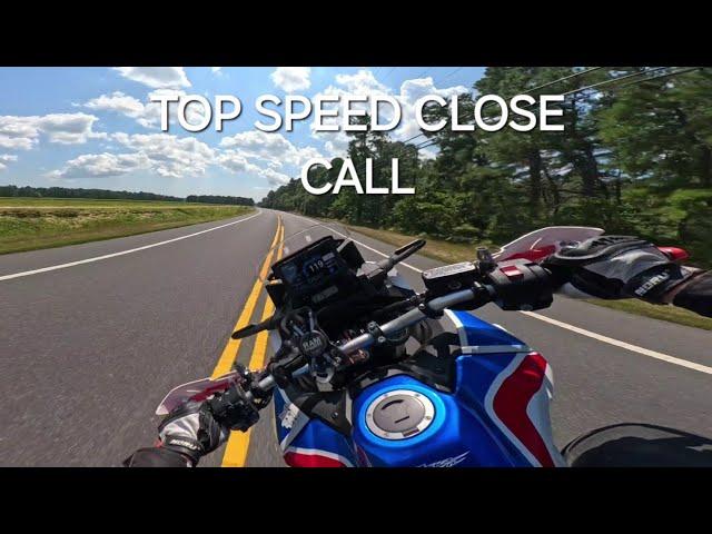 AFRICA TWIN 1100 PURE SOUND POV FAST RIDE