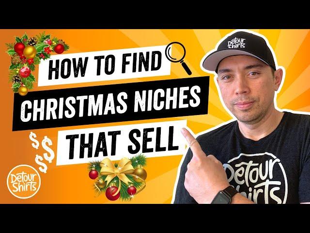 How to Find The Best Christmas Niche for Tshirt Design (FREE Print on Demand Tool) Amazon Tutorial