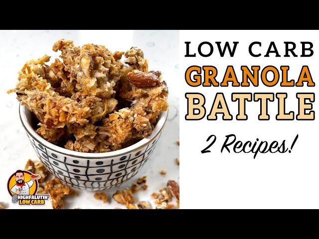 Low Carb GRANOLA Battle - The BEST Keto Granola Recipe!