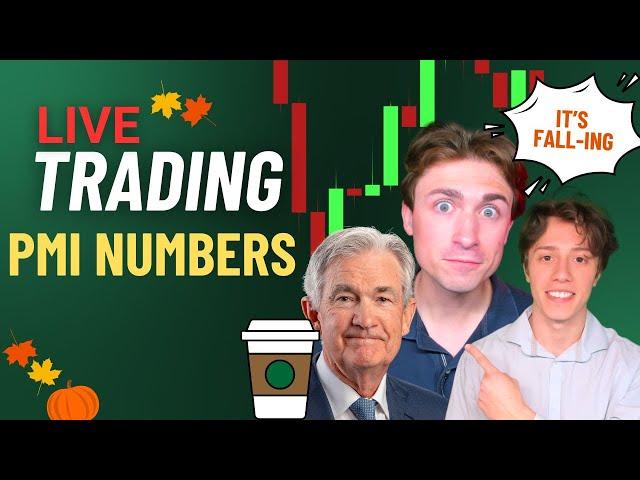 Live Trading PMI | GOLD, USD, SPX500 & More!