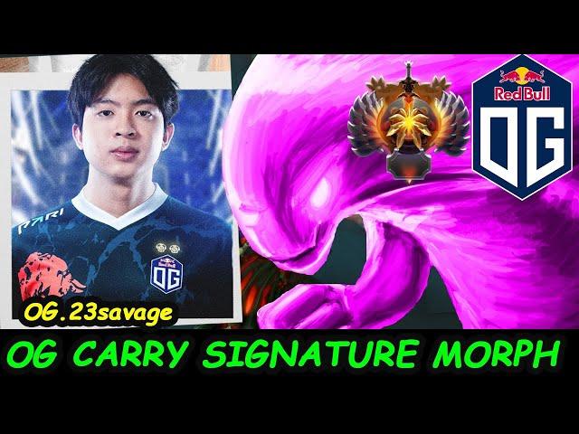 23savage Morphling OG OFFICIAL CARRY SIGNATURE HERO !!!