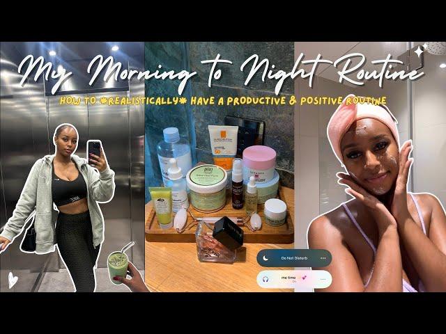 How to be motivated, consistent & build healthy habits + productive MORNING TO NIGHT ROUTINE! 