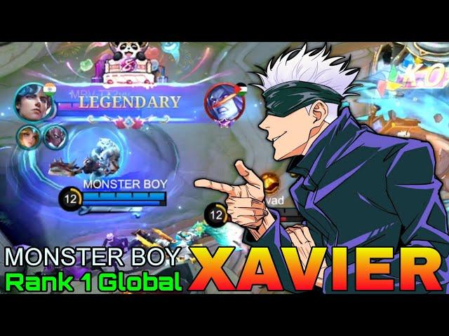 Legendary Xavier Perfect Gameplay - Top 1 Global Xavier by MONSTER BOY - Mobile Legends