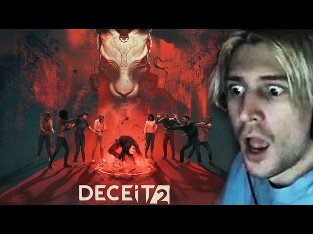 xQc Plays DECEIT 2 with the Squad!