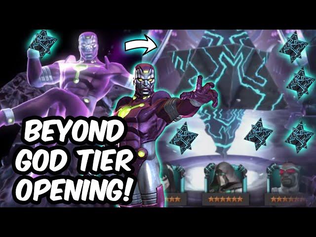 BEYOND GOD TIER ACT 7 CRYSTAL OPENING! - 6x 6 Star Crystal Opening - Marvel Contest of Champions