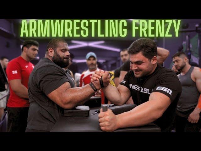 Armwrestling Battles- Levan, Bacho Saginashvili, Irakli Zirakashvili and more ...