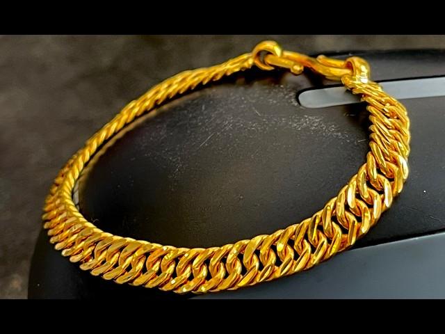 How 24K Gold Bracelet is Made | Gold Bracelet Making ,Jewelry