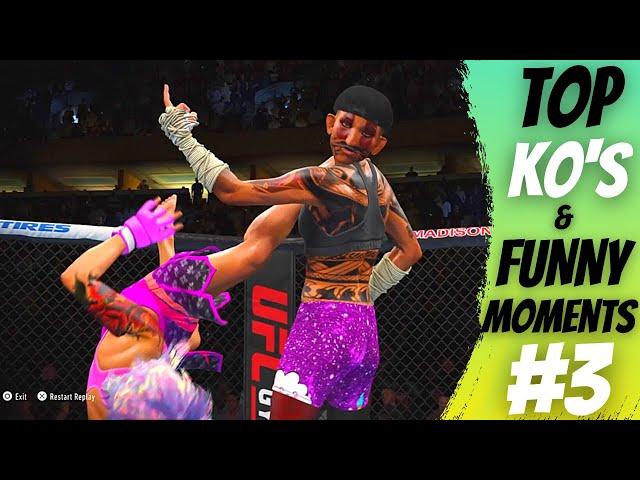 EA Sports UFC 4 TOP KNOCKOUTS & FUNNY MOMENTS #3