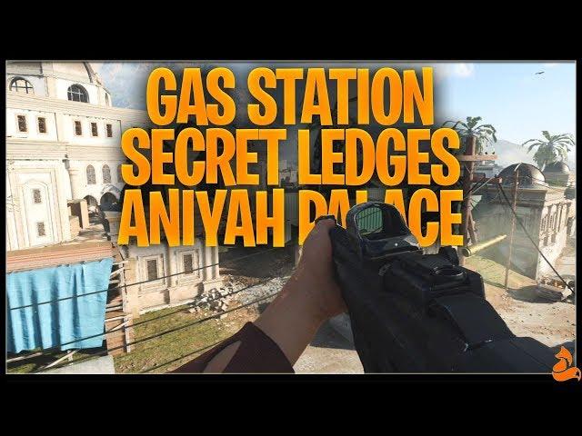 *NEW* Gas Station C4 Jump Secret Ledges on ANIYAH PALACE: CoD Modern Warfare Glitches