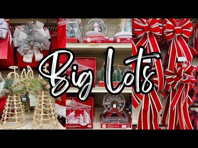 NEW BIG LOTS SHOP WITH ME • 2024 CHRISTMAS DECOR