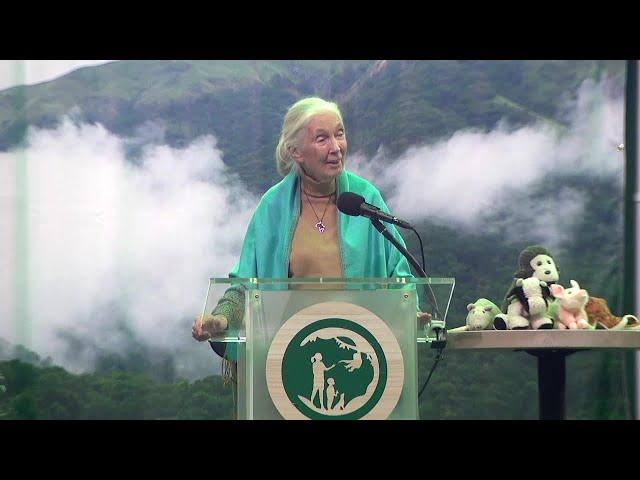 Legendary conservationist Jane Goodall inspires youth to make positive impact