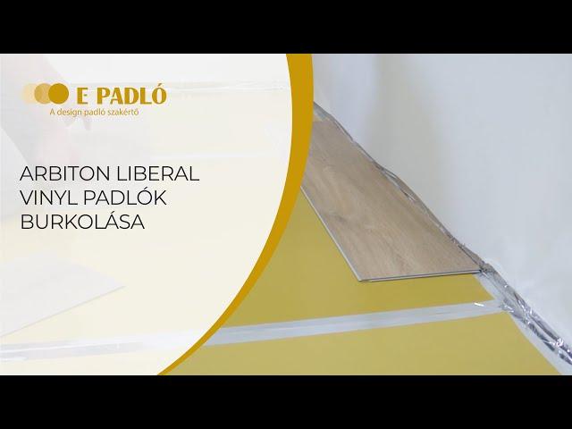 E PADLÓ | Arbiton Liberal vinyl padlók burkolása