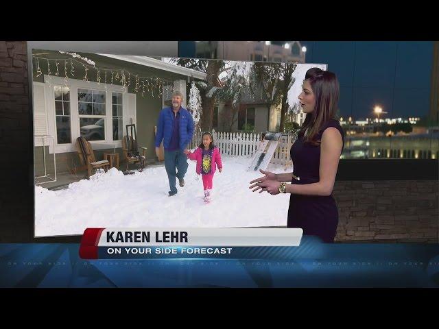 Boise home turns to winter wonderland