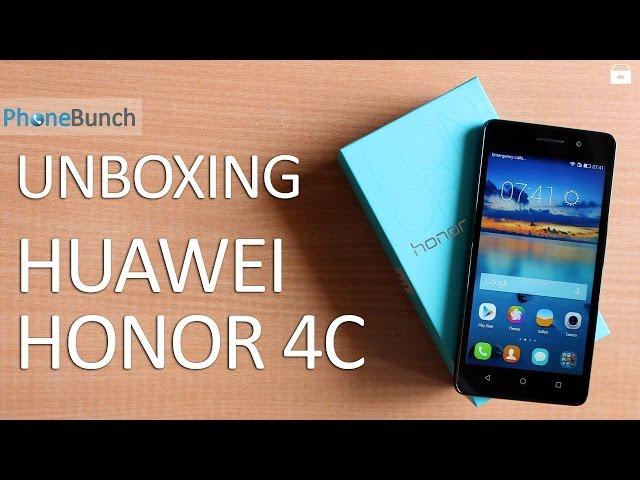 Huawei Honor 4C Unboxing and Hands-on Overview