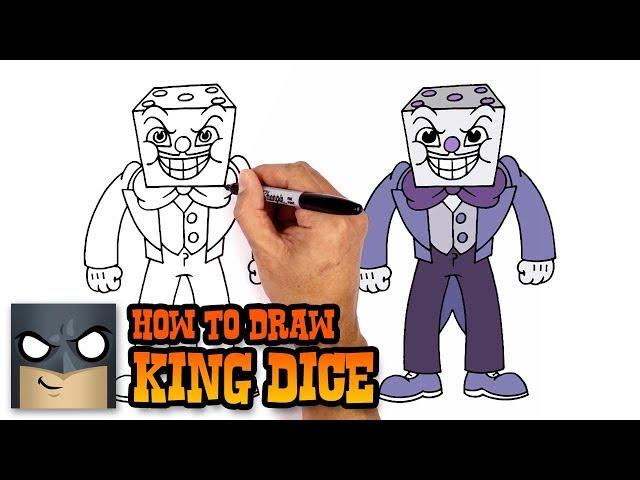 How to Draw King Dice | Cuphead