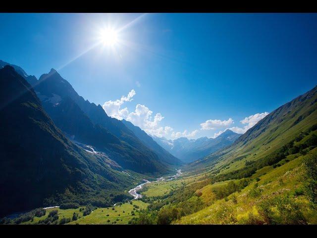 The trip to Achishkho. The Mountains Of The Caucasus.