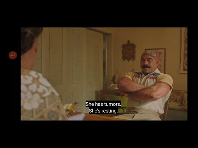 Lia Maivia Talking To Iron Sheik About Not Using Bad Words At A Family Barbecue From Young Rock