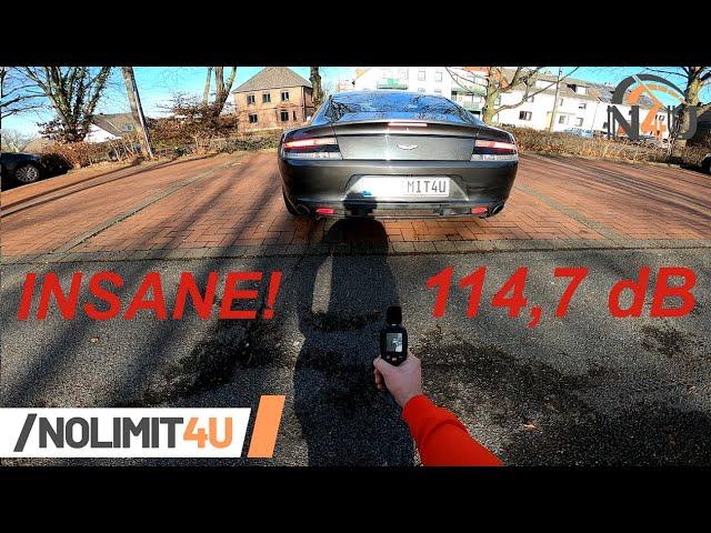 Aston Martin Rapide Sound 6.0 V12 INSANE 114,7 dB by NoLimit4U