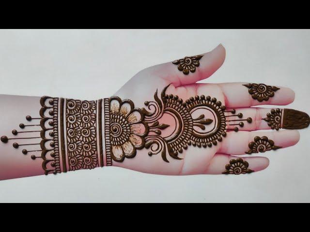 Simple mehndi design for front hand| mehandi ka design| mahndi ke digain| easy mehndi design