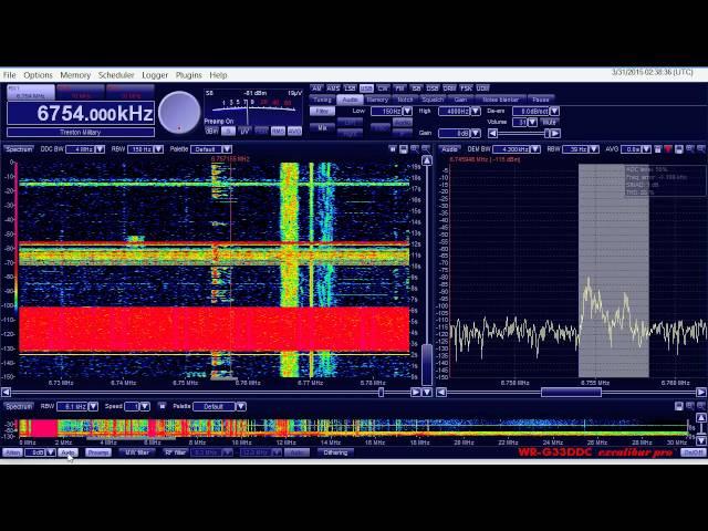 Winradio Demo of Attenuation and preamp. Negating noise of HF