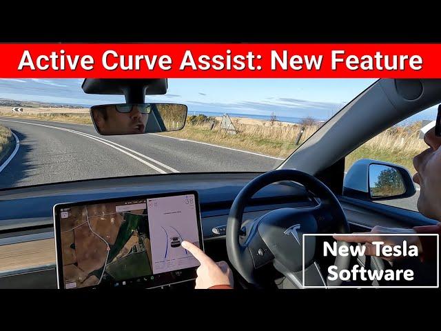 Another Tesla Software Update! This one helps the car steer - but what does it do?