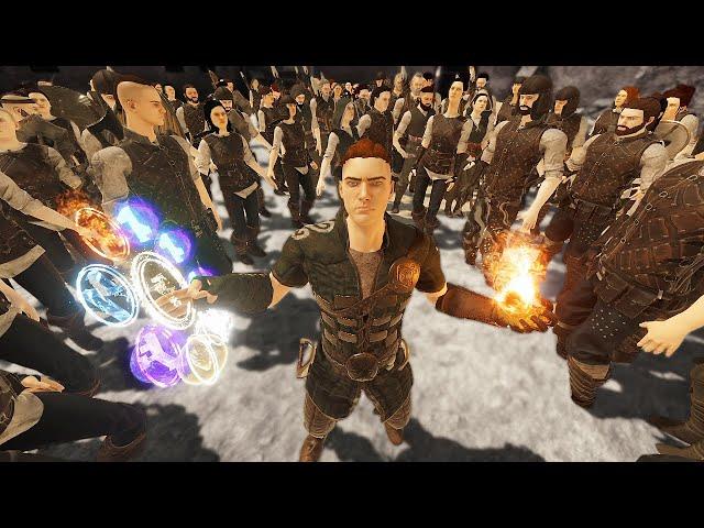 1 man vs 200 in Blade and Sorcery VR