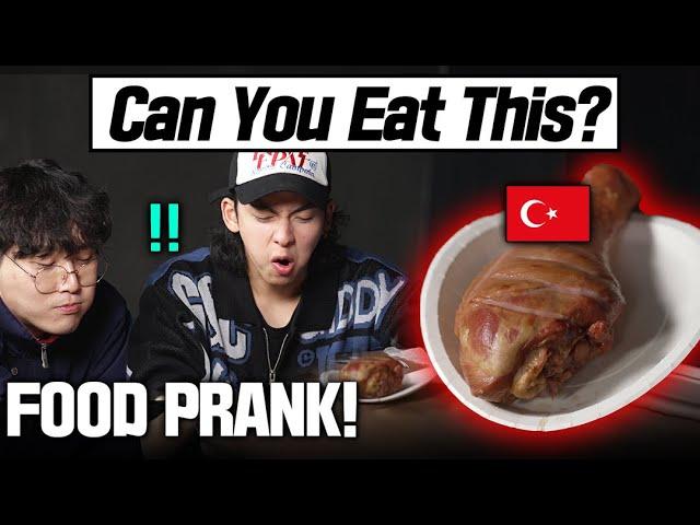 Korean Guys are Pranked by 'Traditional Dishes' of Turkey, Poland and Belgium!