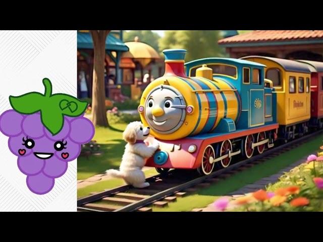 Humpty The Train on a Fruit Ride | फलों की सवारी पर हम्प्टी ट्रेन  #cartooncavetv #humptytrain