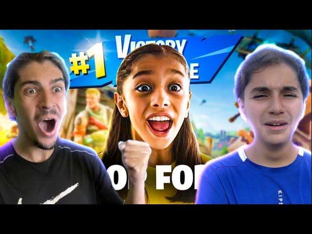 SI MA SOEUR FAIT PAS TOP1 ELLE SUPPRIME FORTNITE !