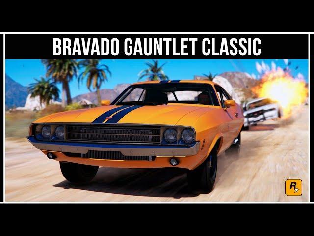 GTA Online: Обзор легендарного маслкара Gauntlet Classic