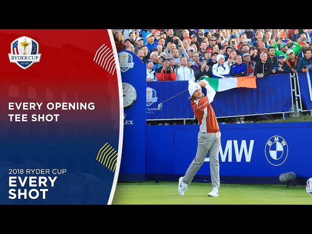 Every Opening Tee Shot | 2018 Ryder Cup