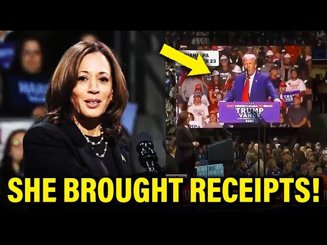 Kamala EXPOSES Trump LIVE at HER Rally