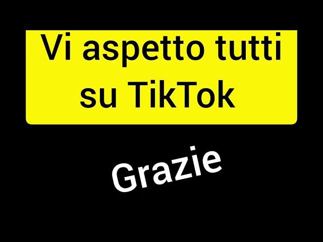 Ecco il mio profilo TikTok, ove troverete tanti e diversi video. Seguitemi e diventate miei follower