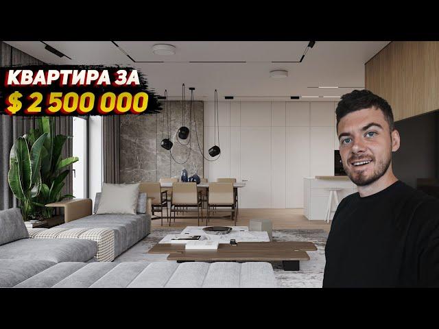 Overview of the apartment for $ 2,500,000 in Vorob'yev dom