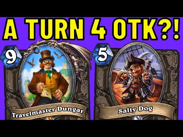 Travelmaster Dungar Can TURN 4 OTK?! Featuring @ZeddyHearthstone