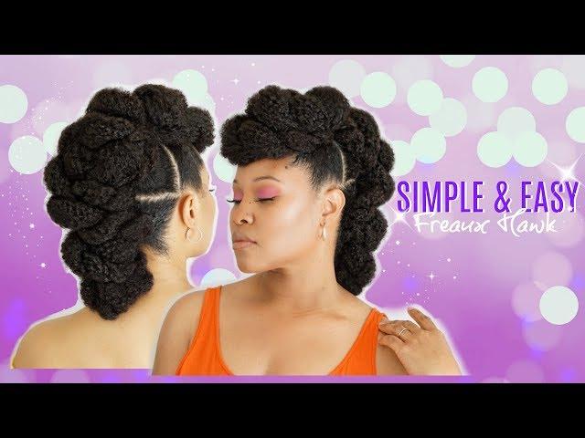 QUICK, SIMPLE Updo On Type 4 Natural Hair