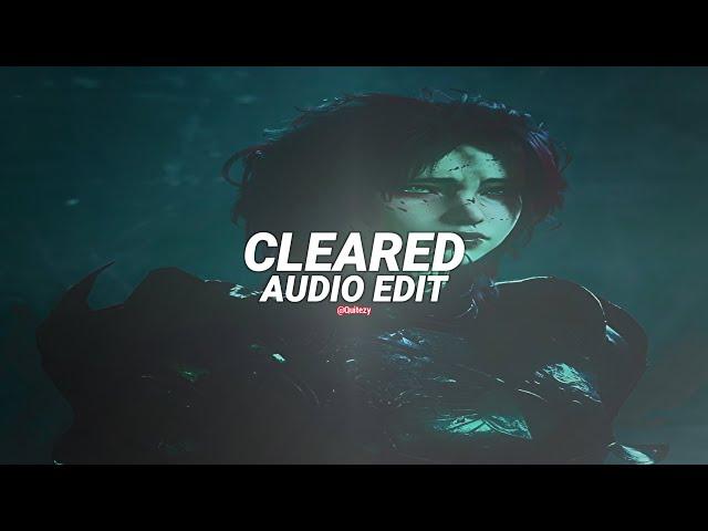 cleared (tiktok remix) - lilithzplugz [edit audio]