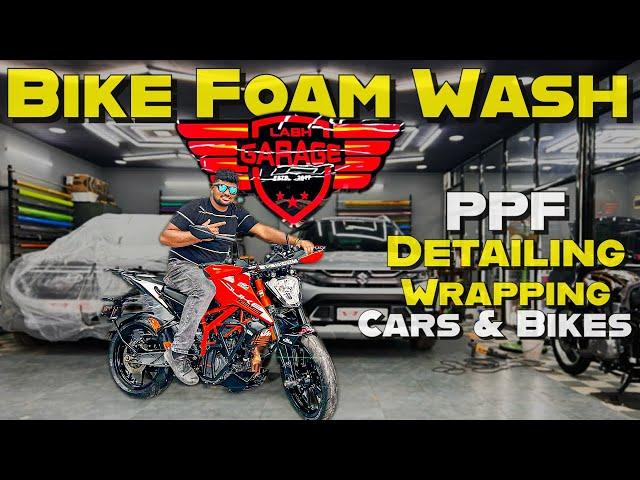 Bike Foam Wash | PPF | Bike Wrap | Labh Garage