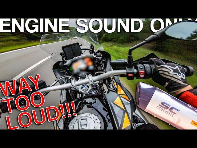 BMW R 1250 GS SC Project - MEAN SOUND! [RAW Onboard]