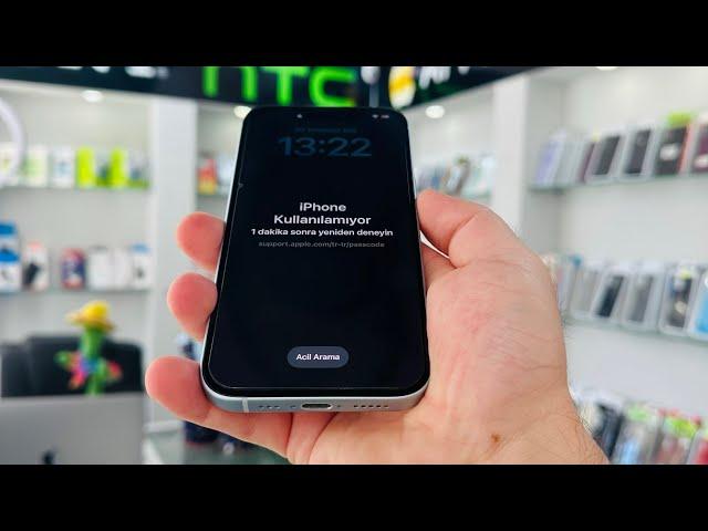 IPHONE 15 ŞİFRE KIRMA, SIFIRLAMA, HARD RESET