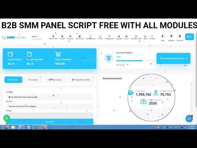 B2B SMM PANEL SCRIPT FREE WITH ALL AUTO PAYMENT GETAWAYS DOWNLOAD NOW FREE | HOW TO MAKE SMM PANEL