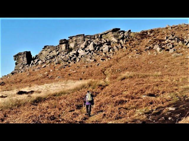 Wild Camp at Higger Tor Under Leaning Block